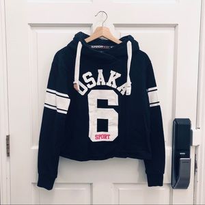 Superdry cropped hoodie